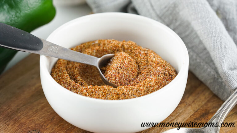 featured image showing the finished recipe for fajita seasoning mix