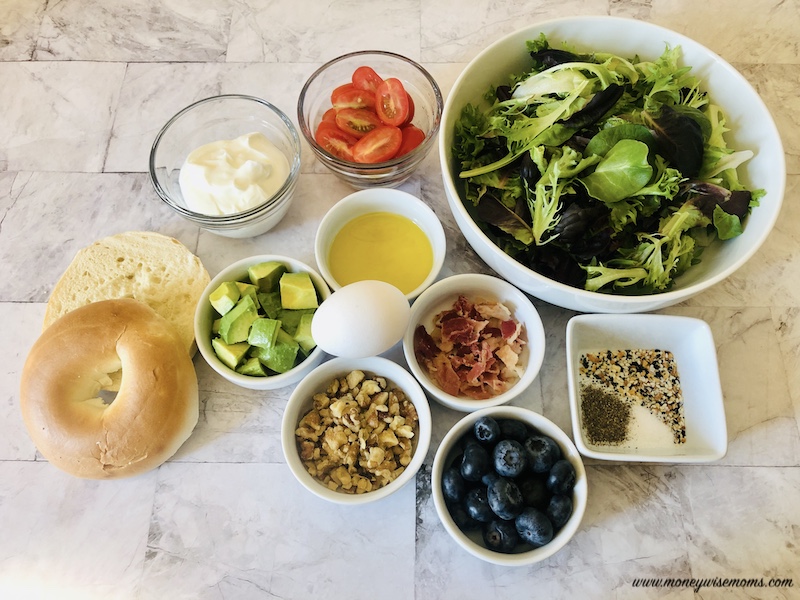 ingredients for summer salad recipe 