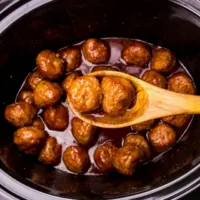 meatballs in a crockpot for 3 ingredient appetizer recipes