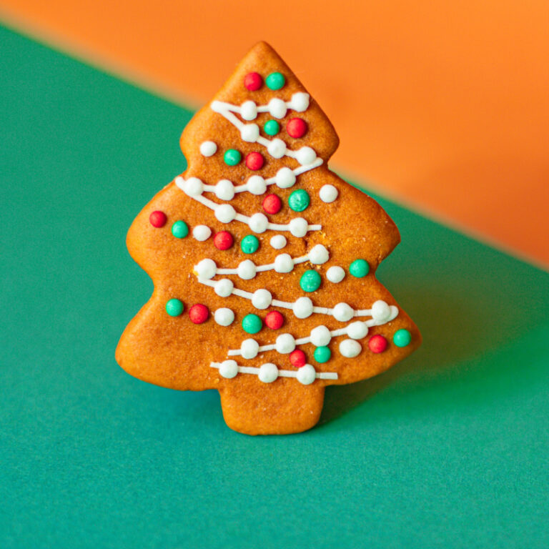 Christmas tree cookie