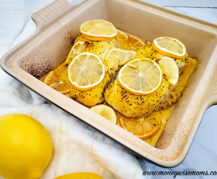 featured image showing the finished Recipe for Lemon Pepper Chicken