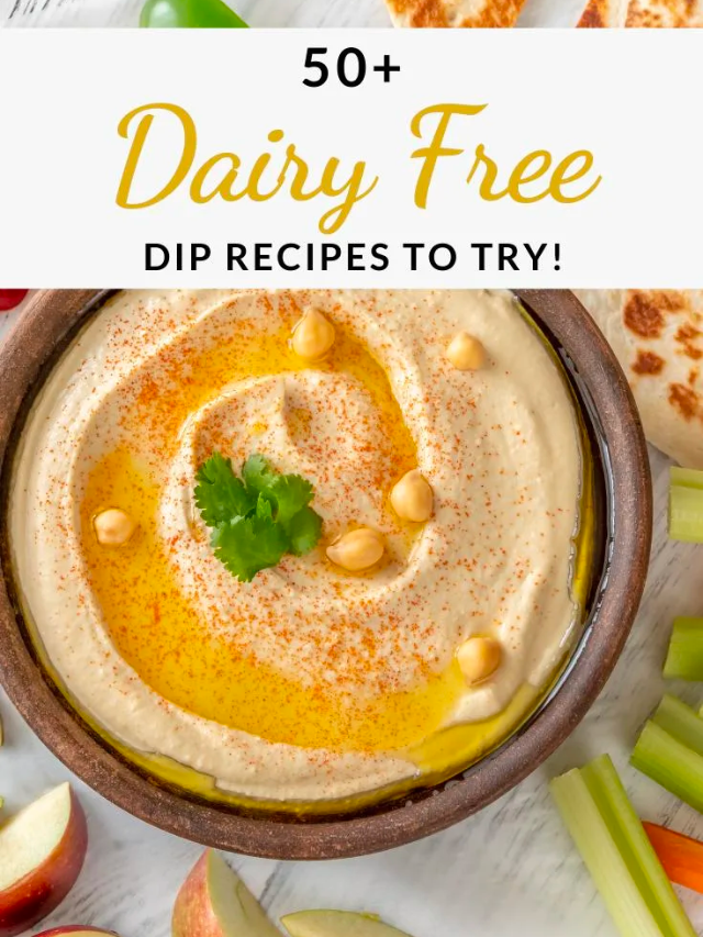 50+ Dairy Free Dips-Cover image
