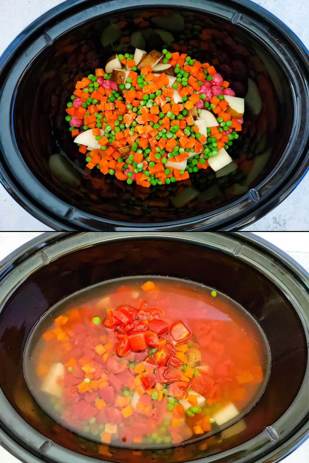 Slow Cooker Vegetable Ground Beef Soup - Moneywise Moms