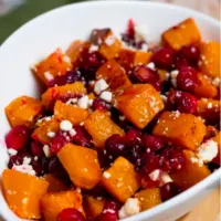 Oven Roasted Butternut Squash with Cranberries and Feta-Cover image