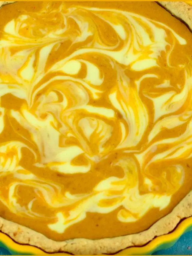 Pumpkin Cream Cheese Swirl Pie Story