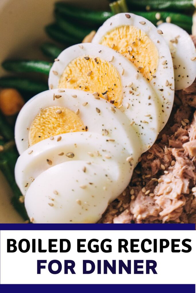 Boiled egg dinner ideas