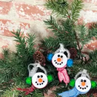 Adorable Snowman with Tea Light Ornament-Cover image