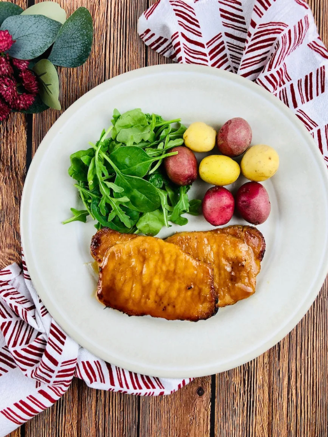 Easy Baked Pork Chops with Orange Maple Sauce Story