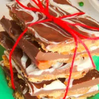 Toffee Saltine Cracker Candy Recipe-Cover image