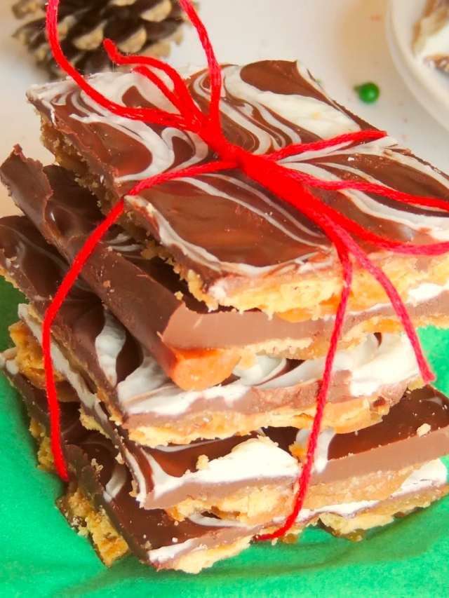 Toffee Saltine Cracker Candy Recipe Story