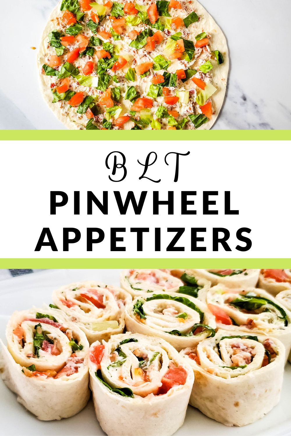 BLT pinwheel appetizer recipe