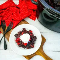 Chocolate Dump Cake with Cherries-Cover image