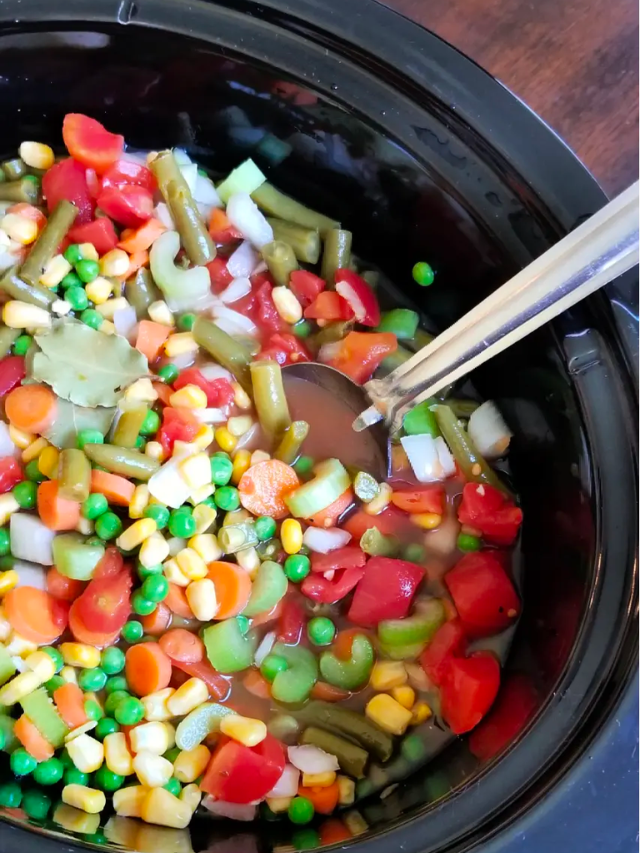 Crockpot Vegetable Soup Story