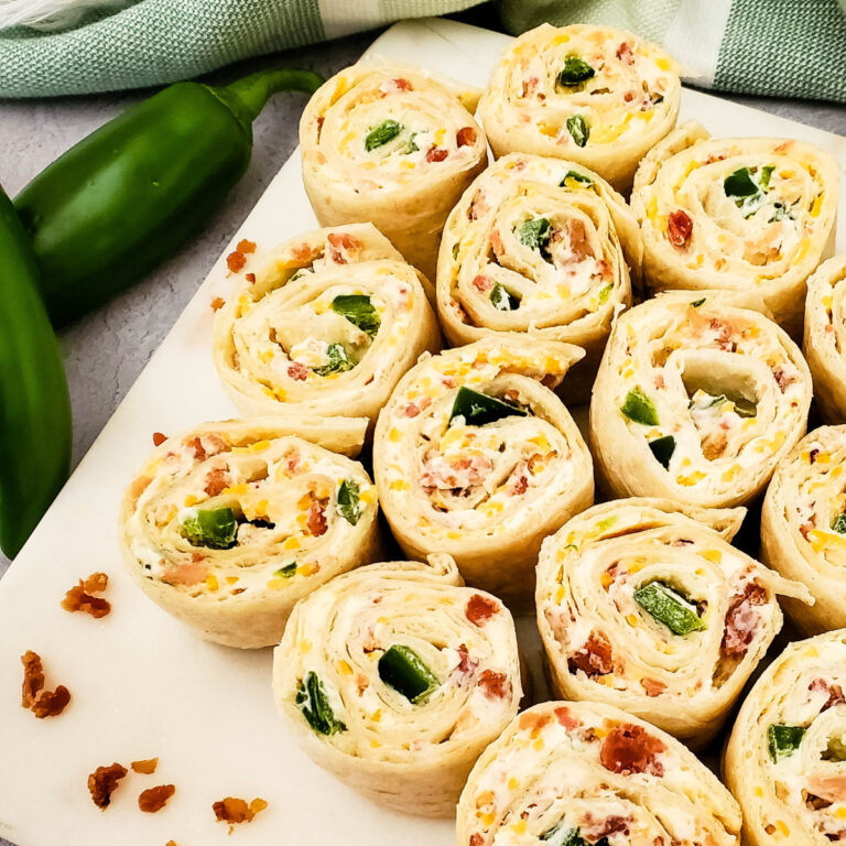jalapeno bacon cream cheese pinwheels