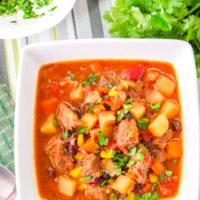 Recipe for Mexican Beef Stew-Cover image