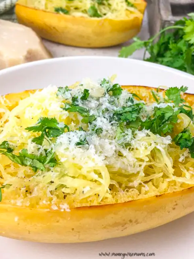 Roasted Spaghetti Squash with Parmesan and Parsley Story