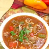Stuffed Pepper Soup Recipe-Cover image