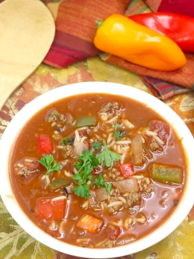 Stuffed Pepper Soup Recipe Story
