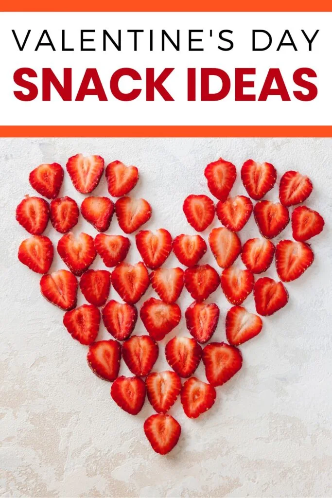 Valentines Day Snack Ideas - strawberry heart