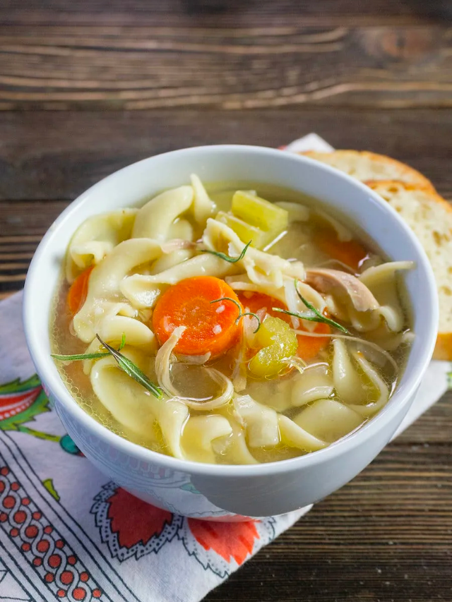Instant Pot Chicken Noodle Soup Story