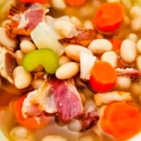 Slow Cooker Bean and Bacon Soup-Cover image