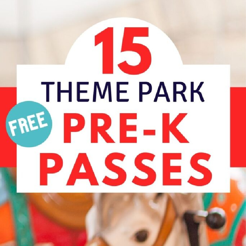 Theme parks with free PreK passes