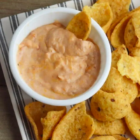 Easy Cheesy Bean Dip Recipe-Cover image