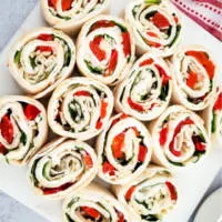 Roasted Red Pepper Pinwheels-Cover image