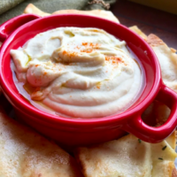 White Bean Dip with Seasoned Pita Chips-Cover image