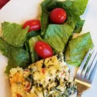 Easy Crustless Italian Spinach Pie Recipe-Cover image