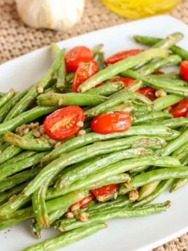 Easy Garlic Green Bean Recipe With Tomatoes Story