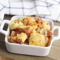 Cheddar Bacon Ranch Smashed Potatoes-Cover image