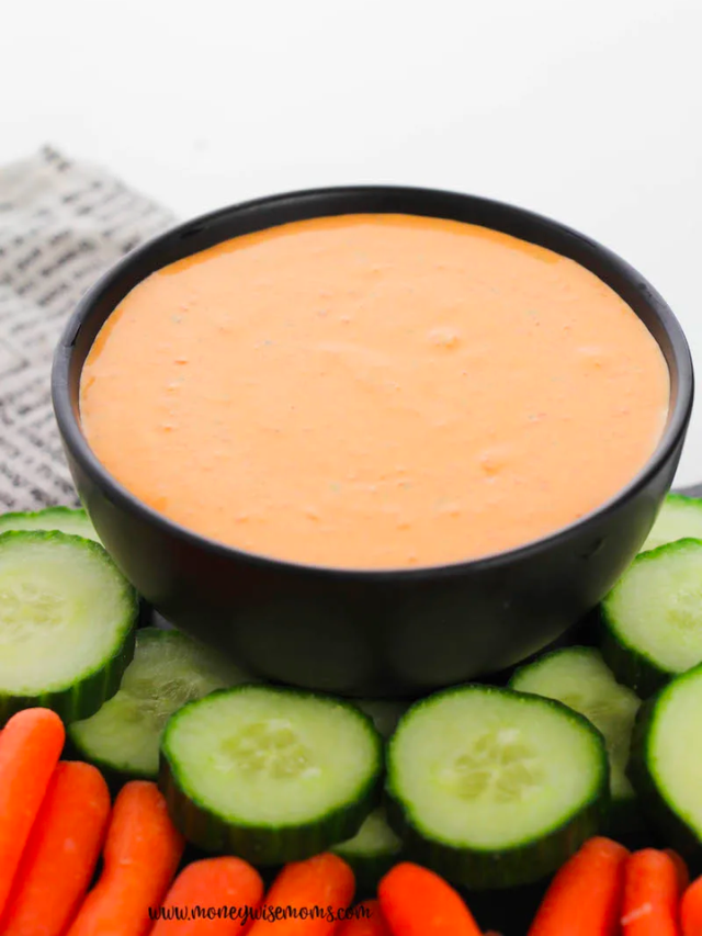 Creamy Roasted Red Pepper Dip Story