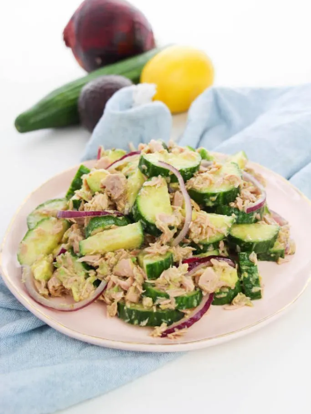 Cucumber Tuna Avocado Salad Recipe Story