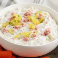 Easy Ham and Pickle Dip Recipe-Cover image