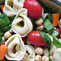 Tortellini-Chickpea Pasta Salad-Cover image