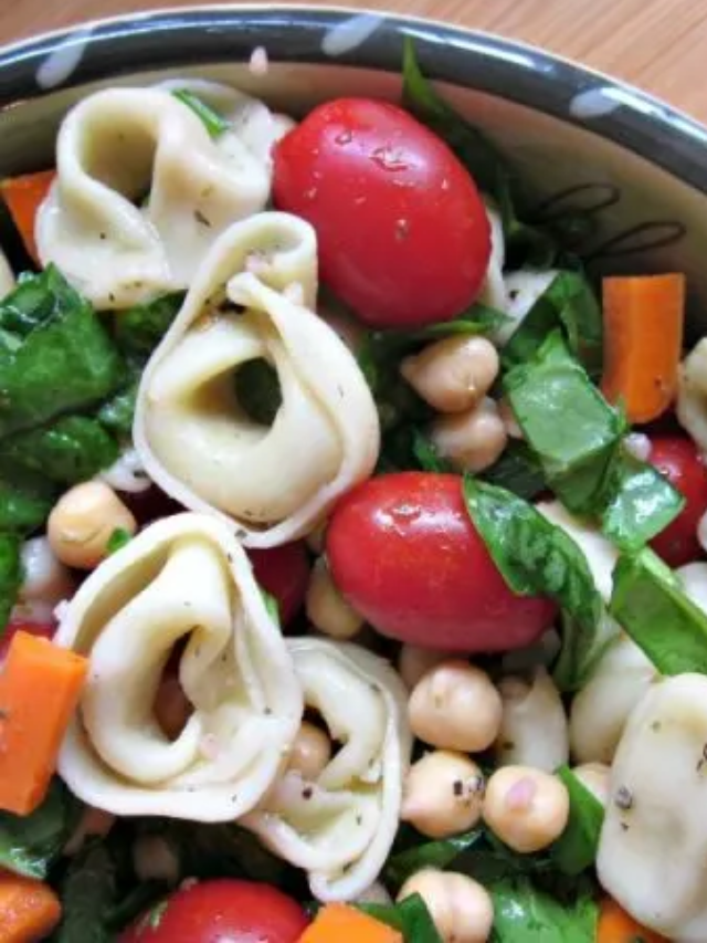 Tortellini Chickpea Pasta Salad Story