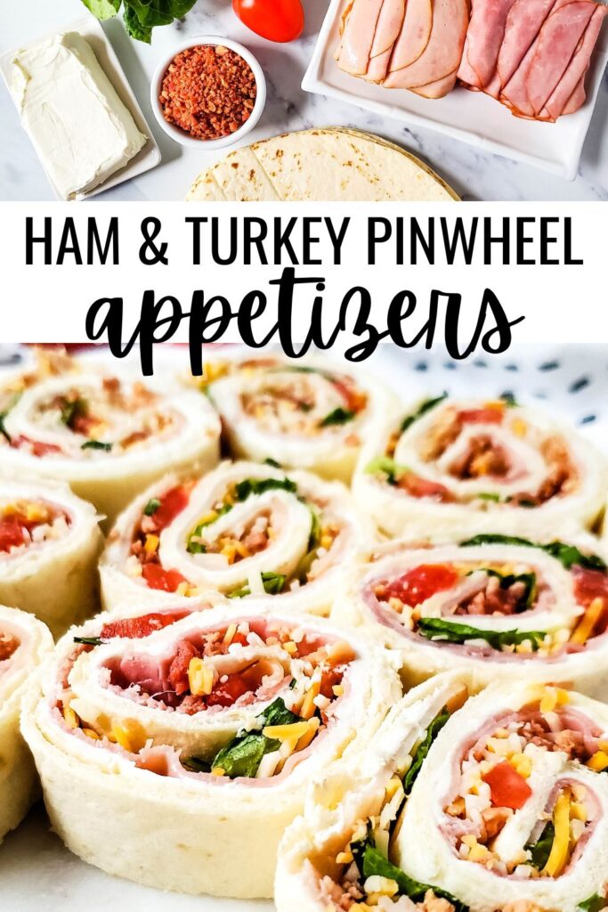 ham and turkey pinwheel appetizers