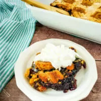 Recipe for Blueberry Dump Cake-Cover image