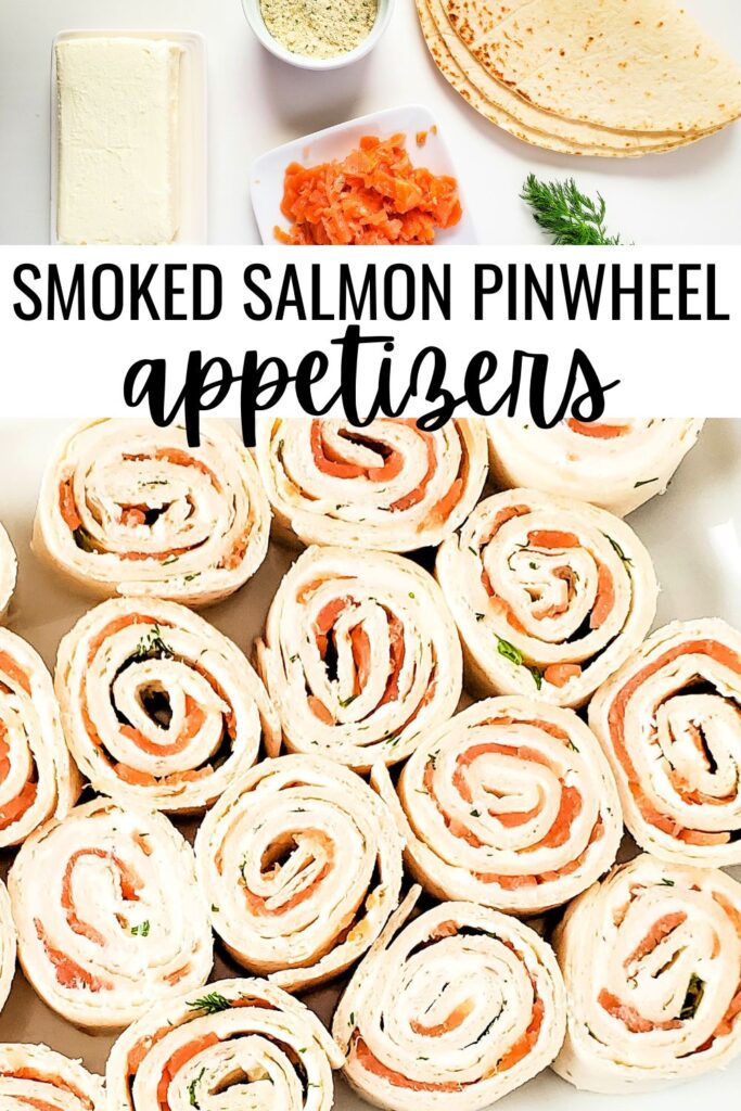 smoked salmon pinwheel appetizers

