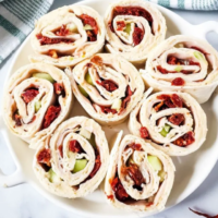 Turkey Hummus Pinwheels-Cover image