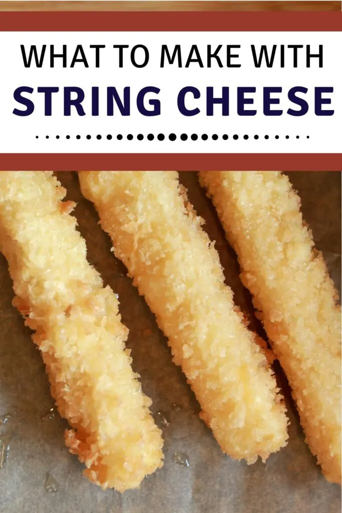 recipes using cheese sticks