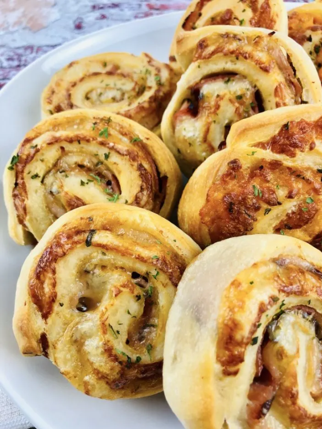 Baked Ham and Cheese Pinwheels Story