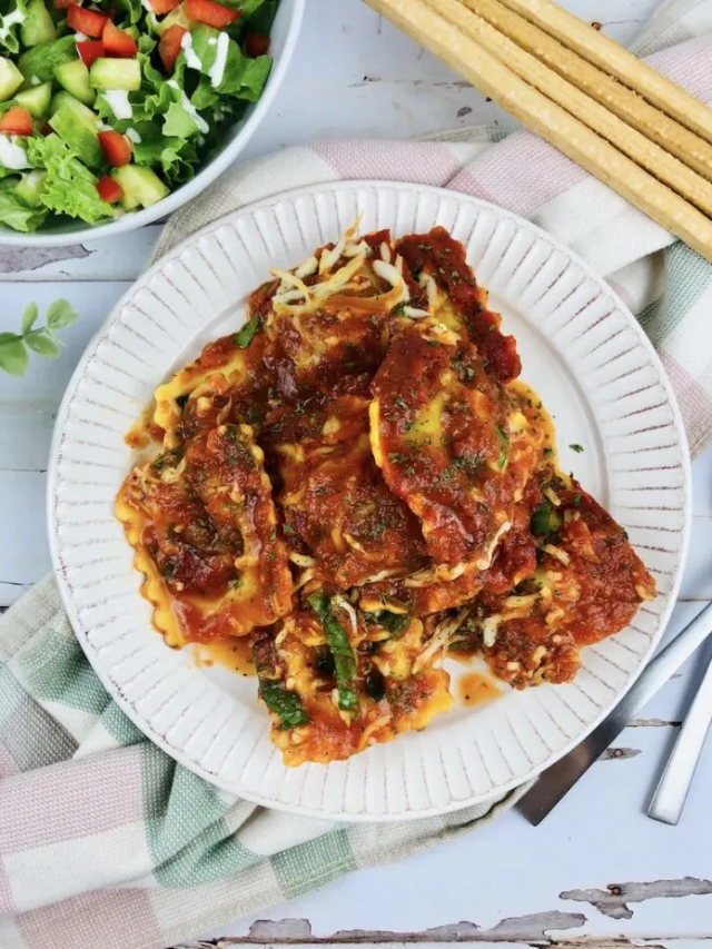 Baked Ravioli Lasagna Story