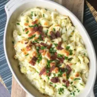 Cauliflower Au Gratin Easy Side Dish-Cover image