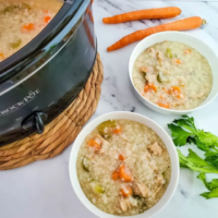 Slow Cooker Turkey Soup With Rice-Cover image